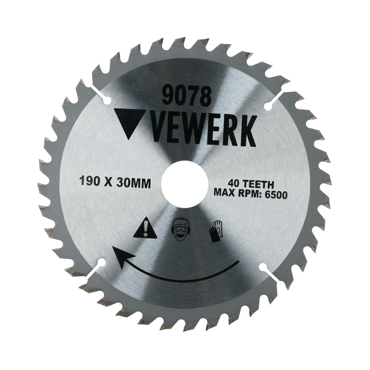 190mm x 30mm TCT Tungsten Carbide Tipped Circular Saw Blades 40 Teeth