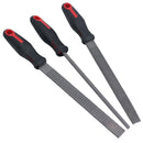 3pcs 8" / 200mm Wood Rasp File Set with Soft Grips Woodworking Carpentry TE561