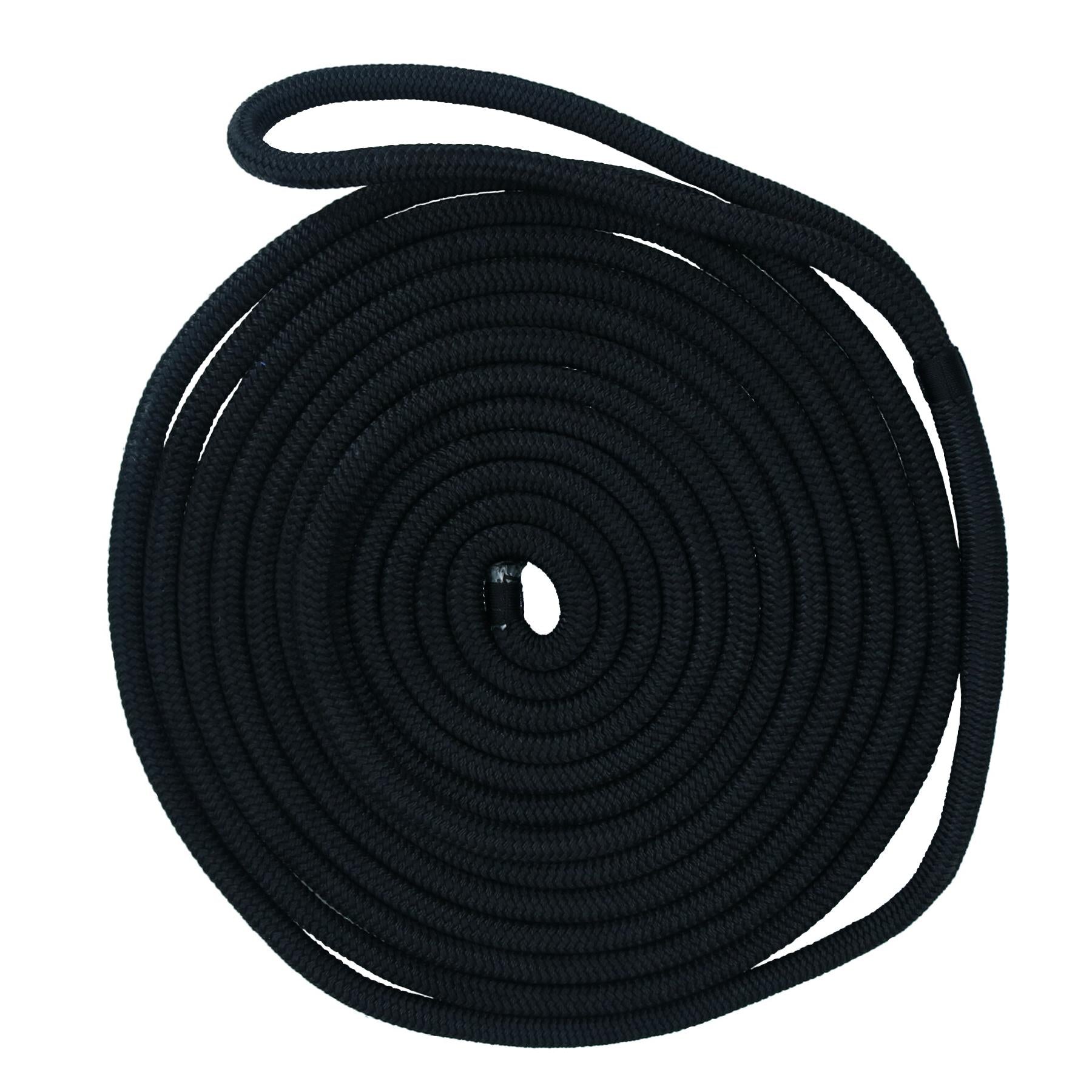 Spliced Premium Mooring Line 12mm x 10m Braided Boat Dock Rope Warp