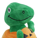 Dog Puppy Small Halloween Gift Plush Comfort Squeaky Dinosaur In Pumpkin Toy