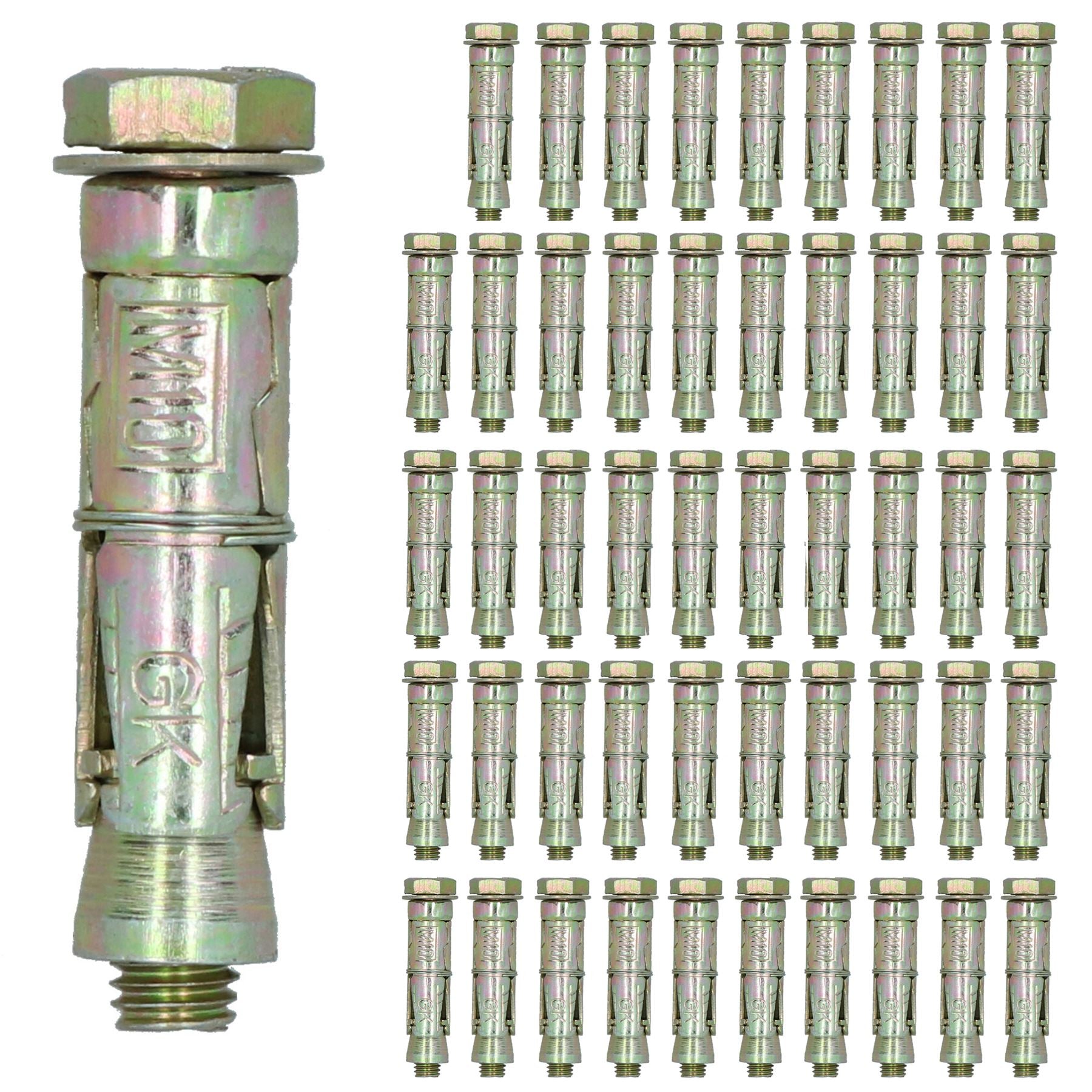 M10 10mm x 70mm Expansion Rawl Bolt for Masonry Sleeve Anchors Fastener