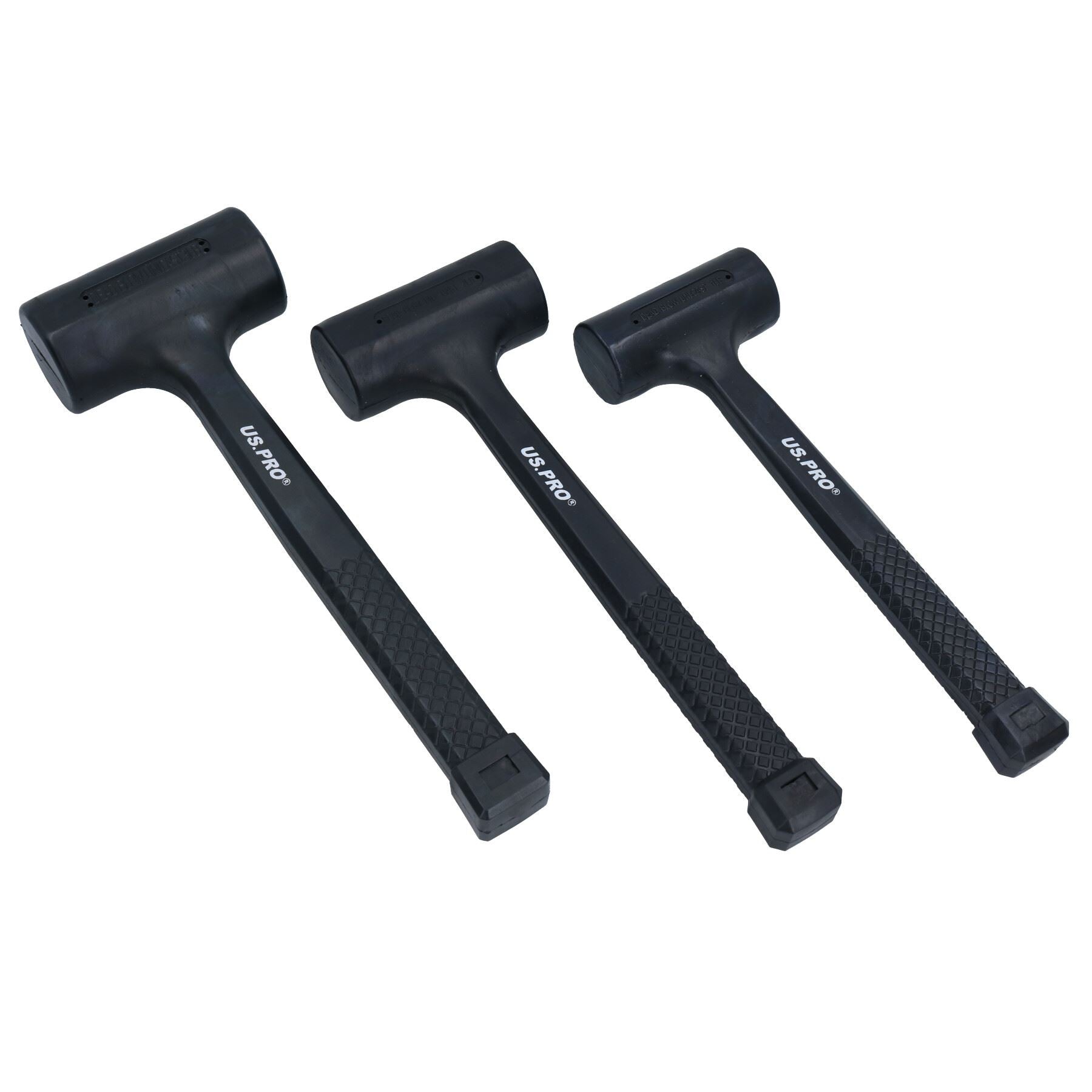 Dead blow hammer / mallet set 1lb / 2lb / 3lb 3pc set by AT203