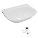 High Quality Caravan Motorhome Boat Mini Bathroom Toilet Sink Plastic Vanity