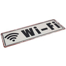 Retro Hanging WiFi Plaque Metal Sign Home Shop Cafe Gift- 36 x 13cm