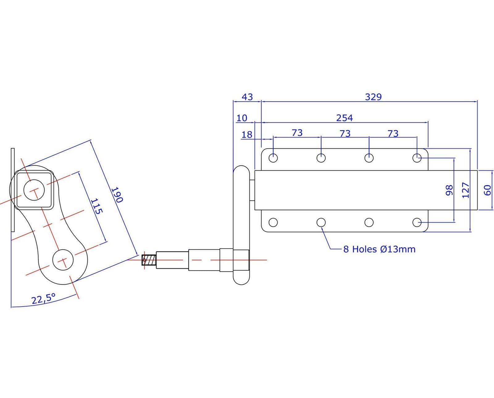 750kg Commercial Trailer Suspension Units PAIR TRSP32