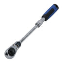 3/8in Drive Telescopic Flexi Head Ratchet 72 Teeth Quick Release 250 – 350mm