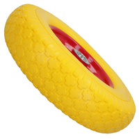 14.5in Puncture Proof Foam Filled Wheelbarrow Wheel 25mm Bore 200kg Capacity