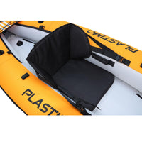 Plastimo Inflatable Sea & River Kayak Canoe Single 2.7m V-Type with Paddle Oar