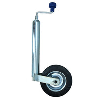 48mm Jockey Wheel For Trailers Caravans With 200mm Steel Centred Wheel