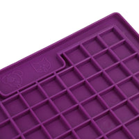 Purple Playdate Classic Slow Food Snack Treat Bowl Anti-Anxiety Mat for Dog Cat