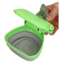 Easy Pick-Up Portable Waste Scooper for Dogs and 1 Roll of Poo Bags