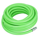 10 Metres Soft Rubber Hi-Vis Air Compressor Hose + Euro Quick Release Fittings