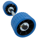 2 Pack Cranked Boat Roller Wing Bracket & Non Marking Rollers Dumbbell Trailer