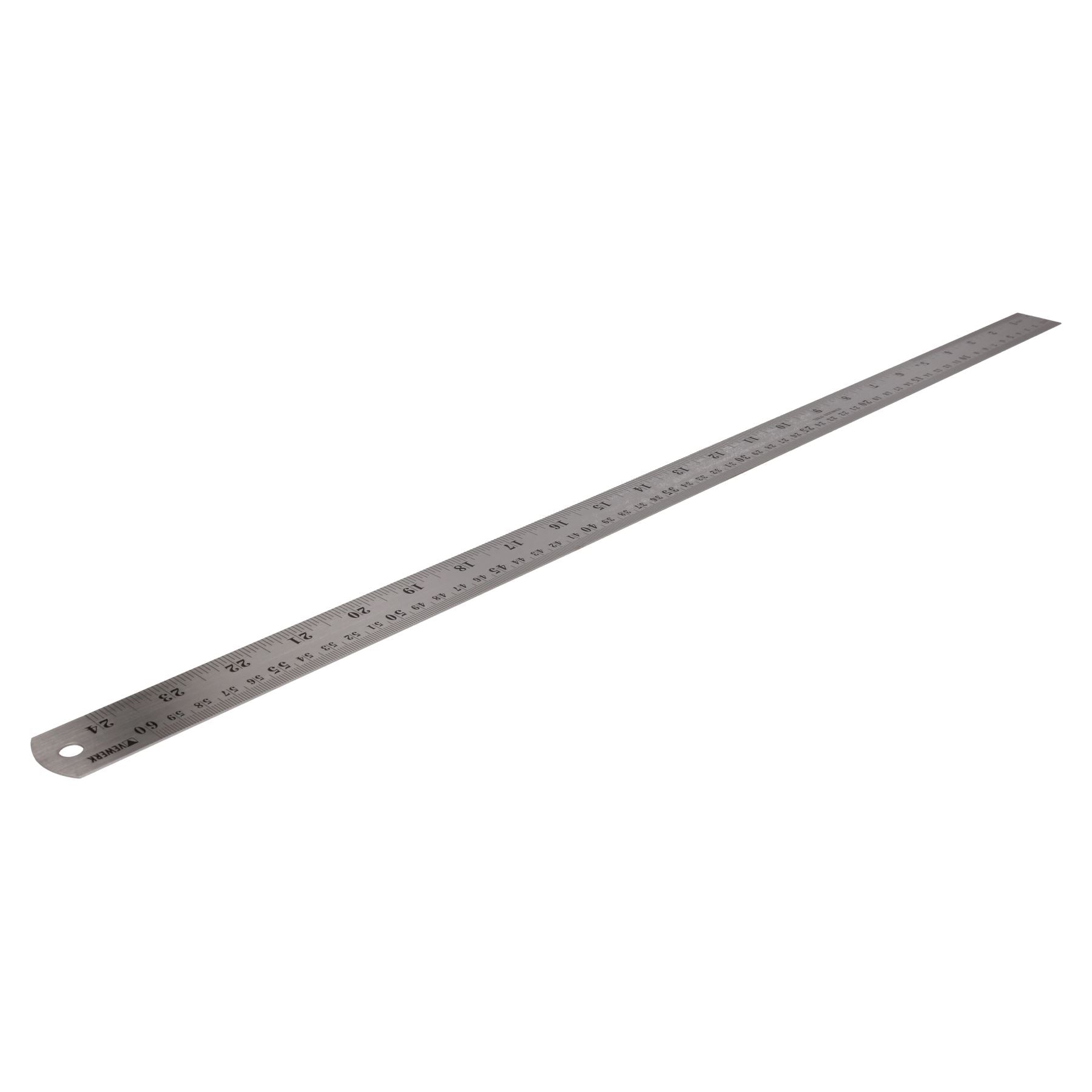 24" / 600mm Stainless Steel Ruler Imperial Metric Markings Measuring Measure