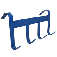 1 Heavy Duty Blue Equestrian Horse Stable Tack Room 4 Hook Handy Hanger