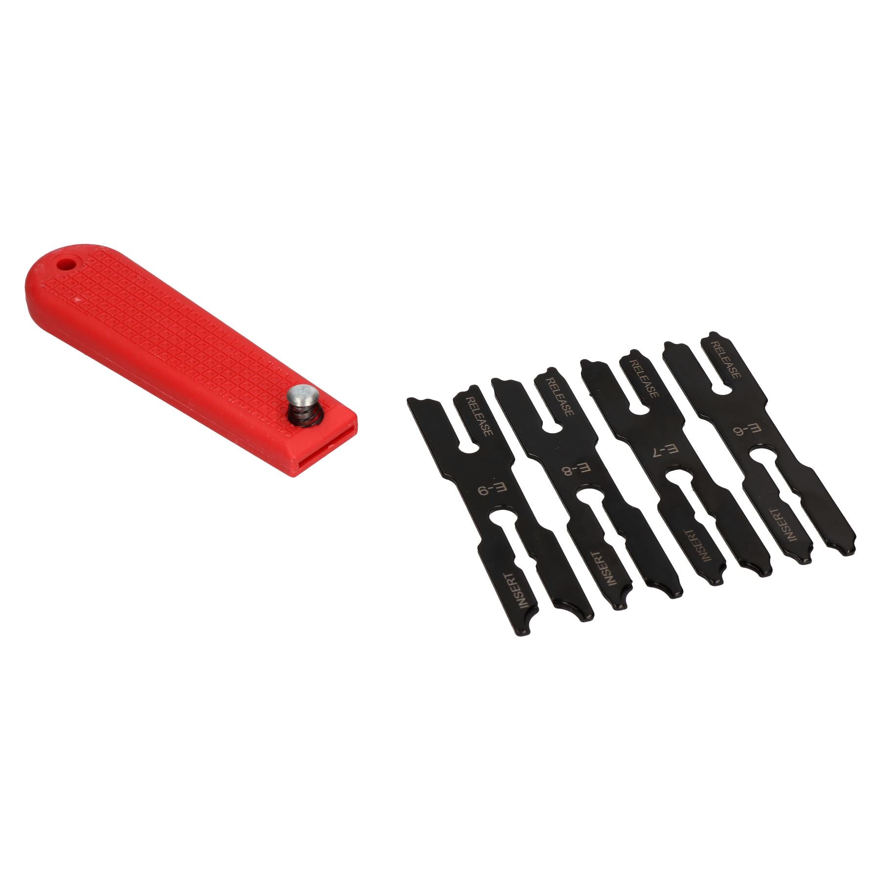 E-Clip Fastener Remover and Installer Tool Set For E Clips 6mm - 9mm 5pc Set