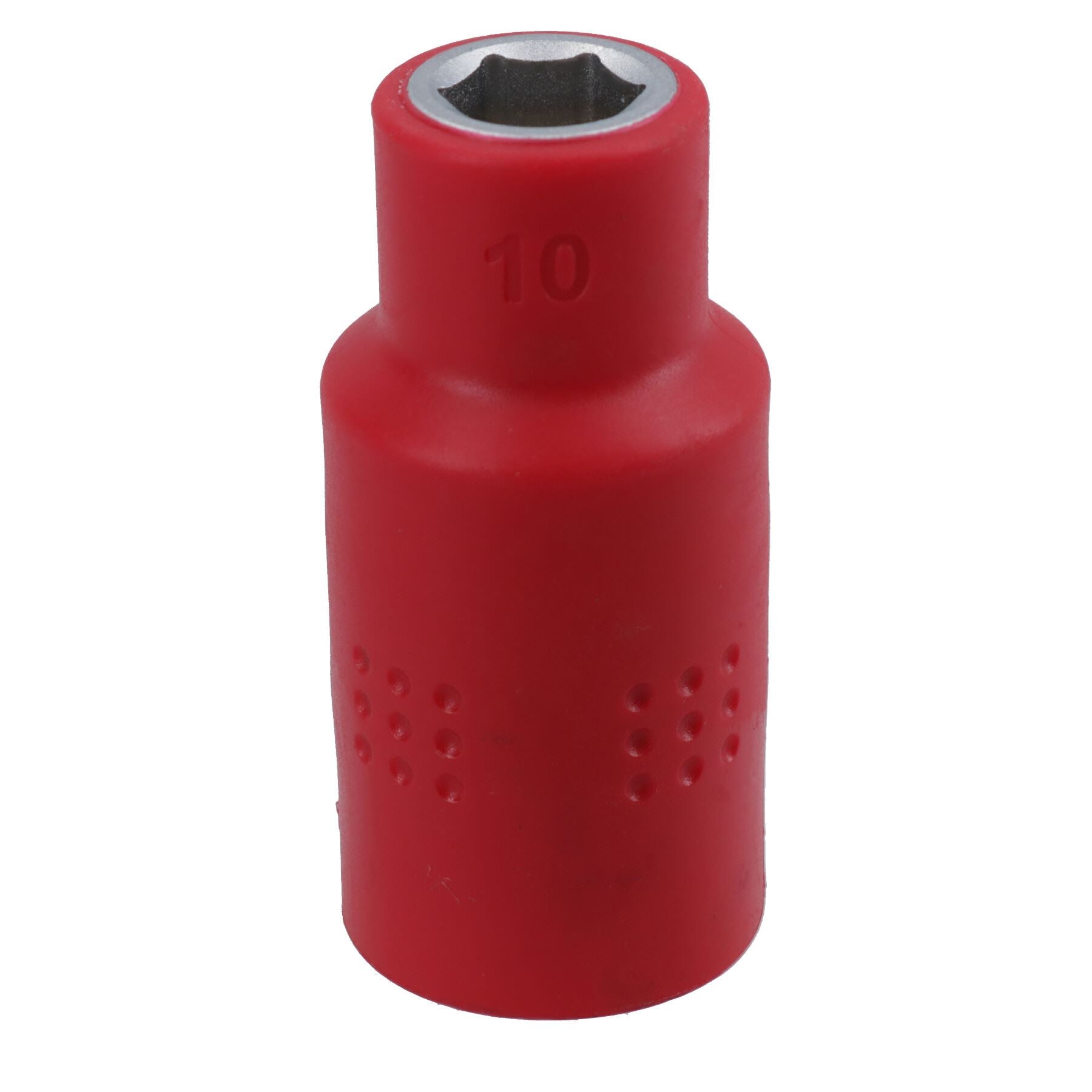 1/2in drive VDE Insulated Shallow Metric Socket 6 Sided Single Hex 1000 V