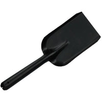 L Ash Rake Scraper, Shovel & Gloves Wood Burner Fire Coal Steel Metal Black