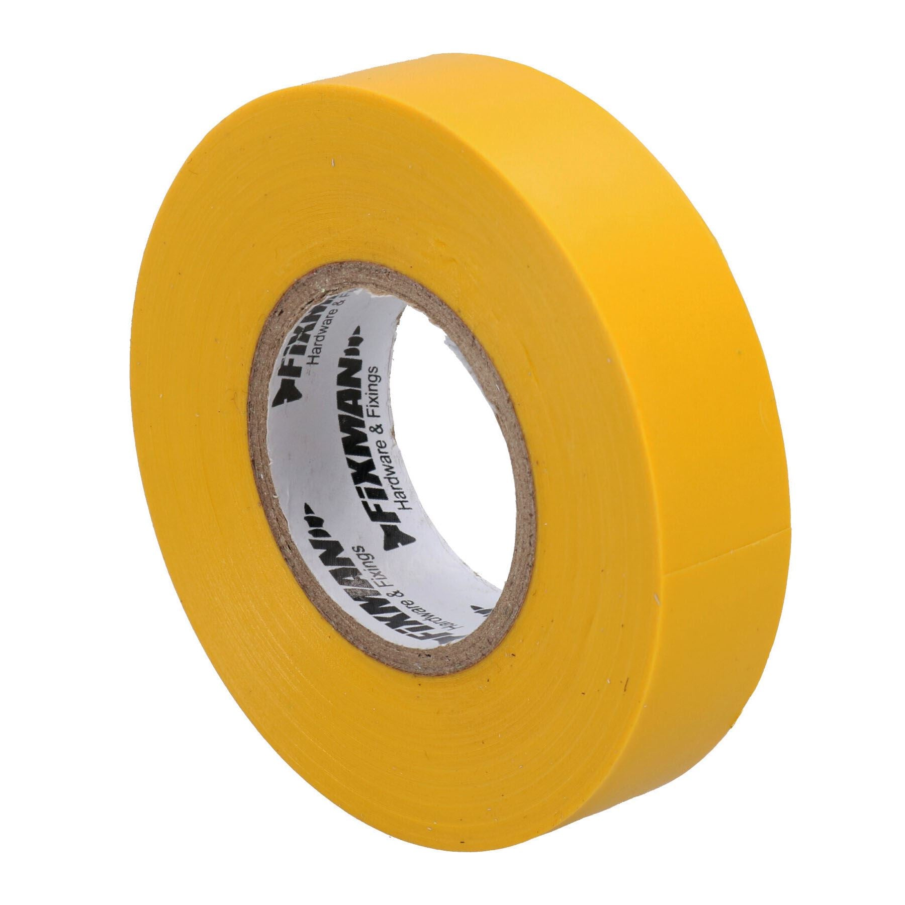 Yellow PVC Electrical Insulation Insulating Tape Flame Retardant 19mm x 33m 1pc