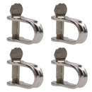 5mm Stainless Steel Strip Dee Shackle Marine Grade 316 Stainless Steel