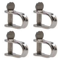 5mm Stainless Steel Strip Dee Shackle Marine Grade 316 Stainless Steel