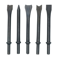 190mm Air Hammer Chisel Plus 5 Chisels for Cutting Chipping + 24mm Nut Removal