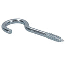 Screw Hook Fasteners Hangers Zinc Coated Finish 10mm Dia 35mm length