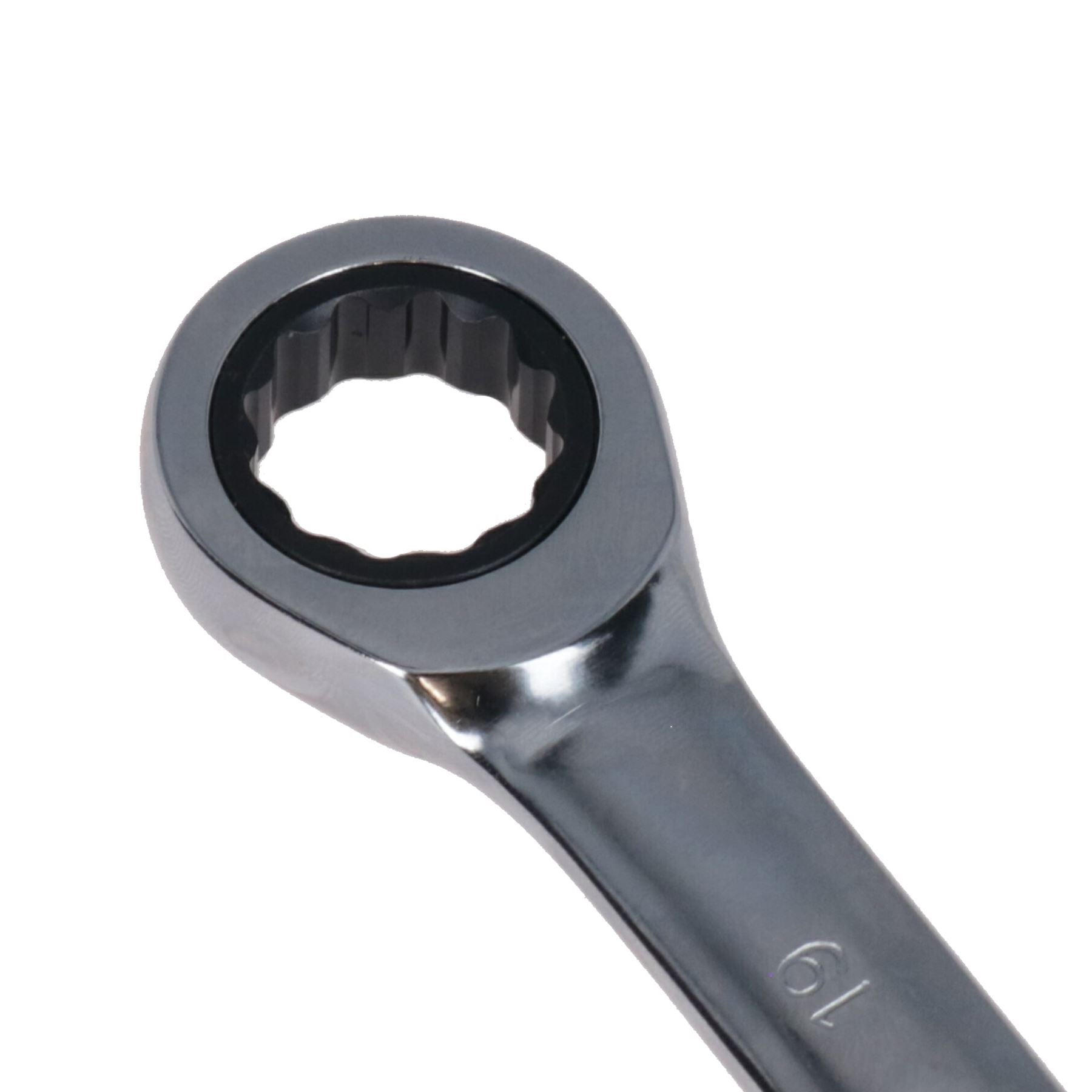 Metric MM Combination Gear Ratchet Ratcheting Spanner Wrench Bi-Hex 12 Sided