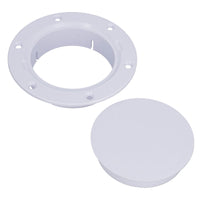 3" Snap in Flat Deck Plate by Marinco Round Inspection Hatch Waterproof Cover