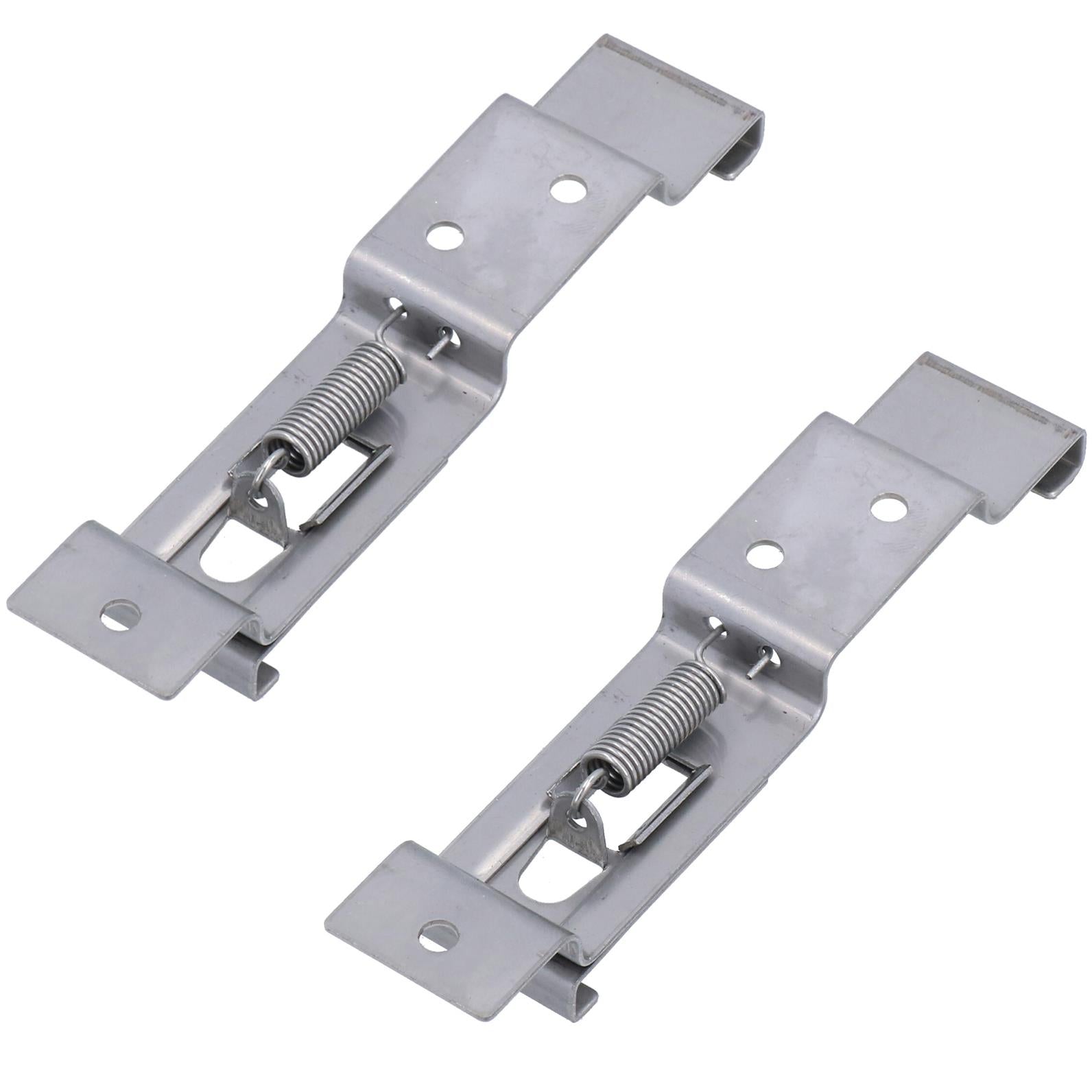 Trailer Number Plate Clips / Holder Spring Loaded Stainless Steel PAIR TR112