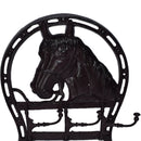 Horse Head Coat Jacket Hanger / Rack 3 Hooks / Pegs Stable Wall Hall House