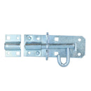 4” (100mm) Galvanised Brenton Slip Bolt Padbolt Slide Latch Lock Sheds Gates