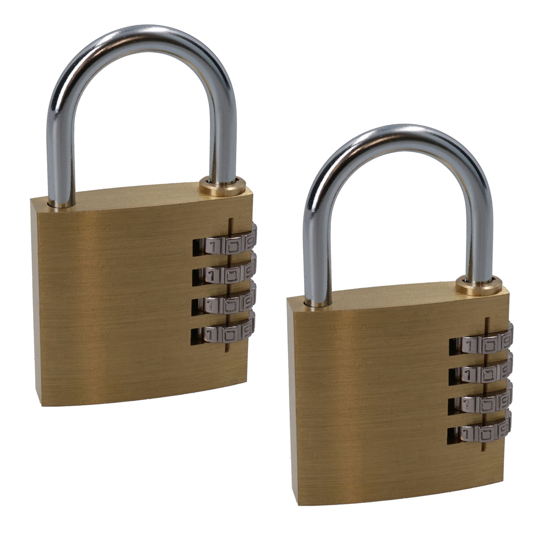 50mm Brass Combination Padlock Lock Security Shed Garage Door Luggage