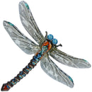 Metal Dragonfly for Garden/Home Wall Art Blue or Green 35x28cm