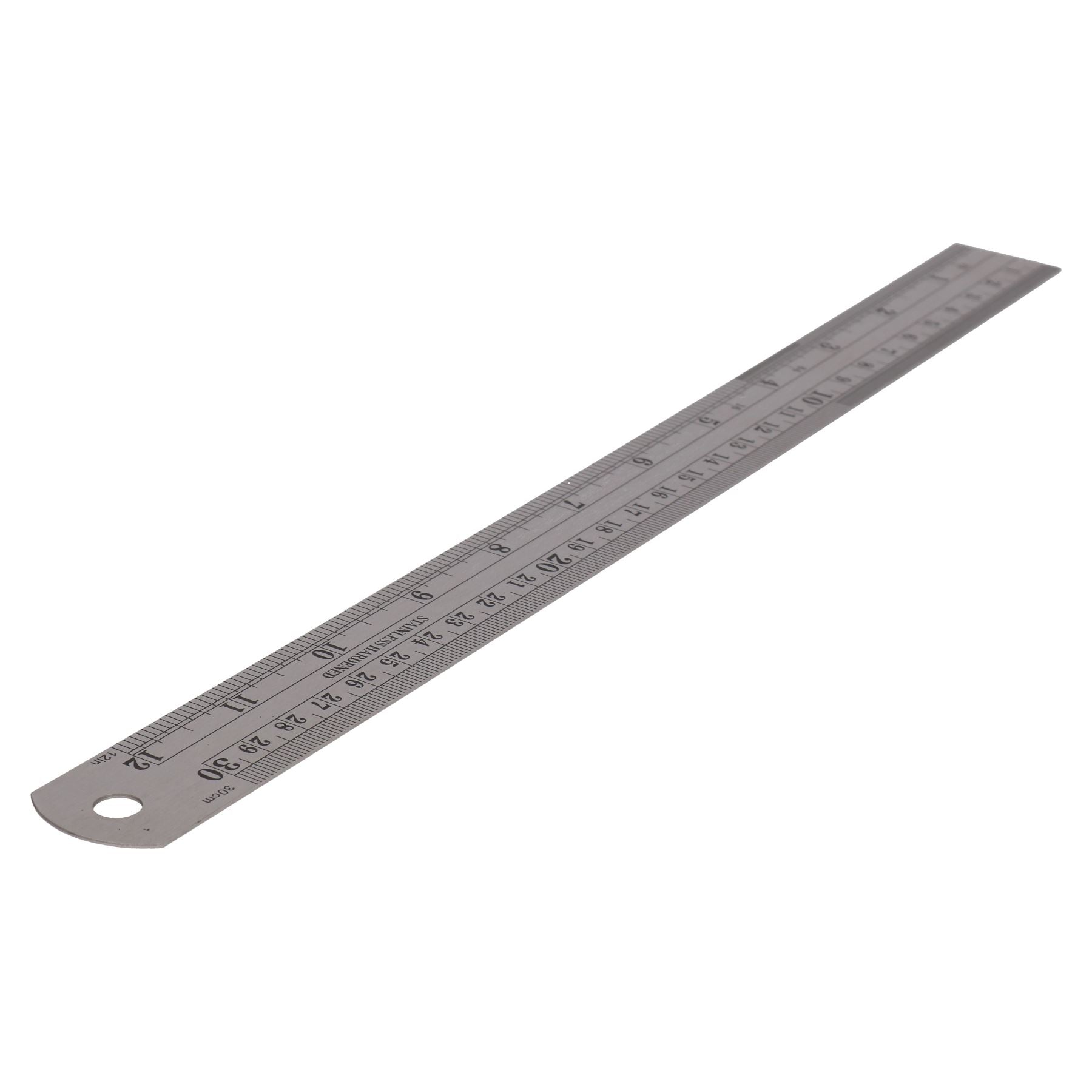 12" Stainless Steel Measuring Ruler Metric Imperial Measurements Measure Rule