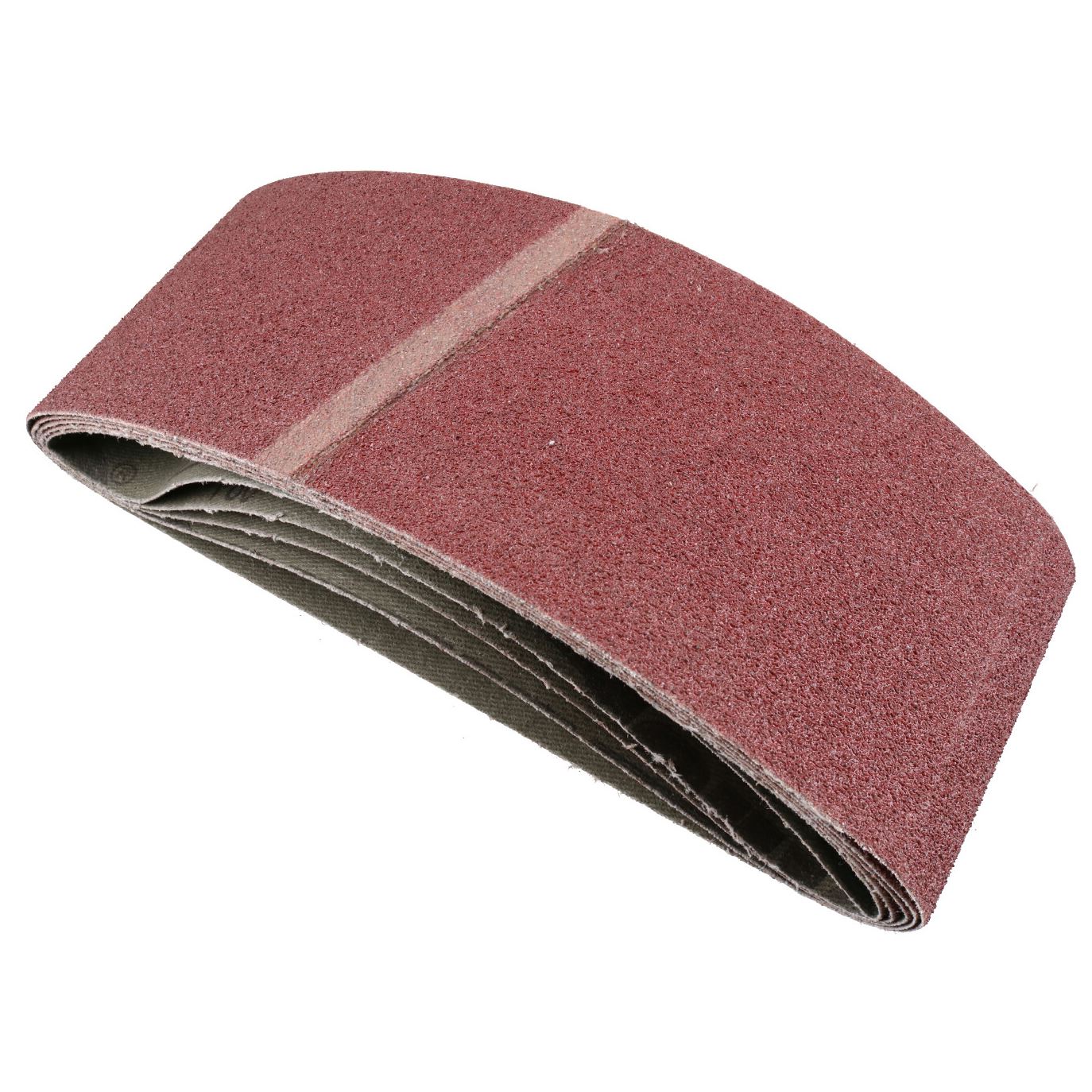 Belt Power Finger File Sander Abrasive Sanding Belts 457mm x 75mm 80 Grit 5 PK