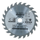 Circular Saw Blade 165mm x 16 / 20mm Mixed Teeth TCT Cutting Disc Wood 4pc