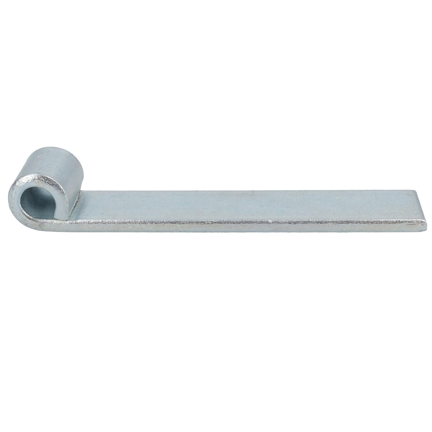 HD Strap Tailgate Straight Hinge for 12.5mm Pins 160mm Long Zinc Plated