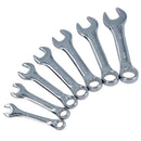 AF Imperial SAE Stubby Spanner Wrench 7pc Combination 3/8" - 3/4" CRV TE065