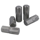 5 Pack M5 - M13 Male 30mm Ribe Bits With 10mm Hex End S2 Steel