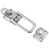 Single Stainless Steel Bailing Latch Cam Hook Clip Marine Grade 316