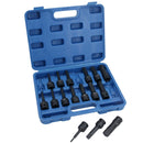 Metric Deep Impact Impacted Hex Bit Allen Key Sockets 4mm – 19mm 16pc Set