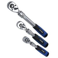 1/4in 3/8in 1/2in Drive Telescopic Extendable Ratchet 72 Teeth Quick Release