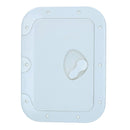 Hinged Plastic Inspection Hatch 375 x 270mm Boat Motorhome Caravan