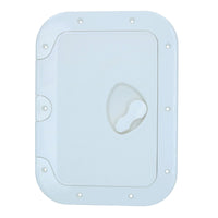 Hinged Plastic Inspection Hatch 375 x 270mm Boat Motorhome Caravan