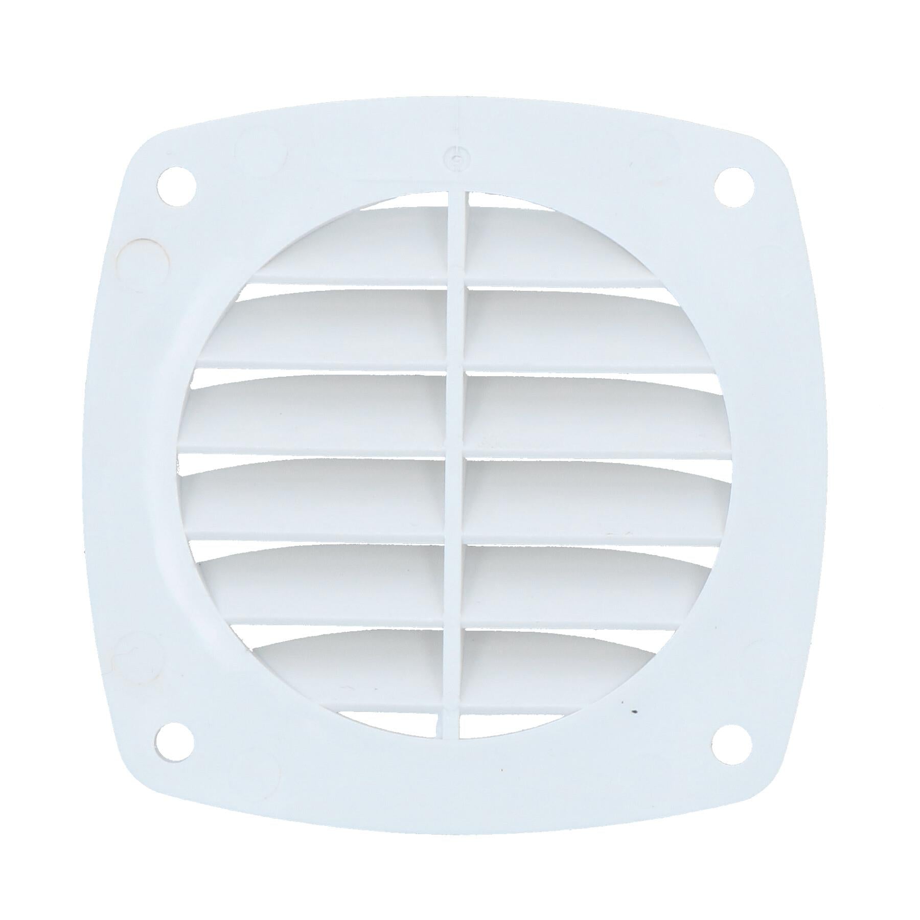 Louvre Air Vent High Grade Ventilator Grill 82mm Boat Caravan Motorhome