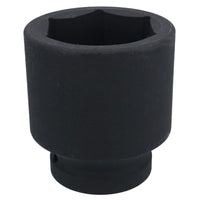 1" Drive Double Deep MM Impact Impacted Socket 6 Sided Single Hex