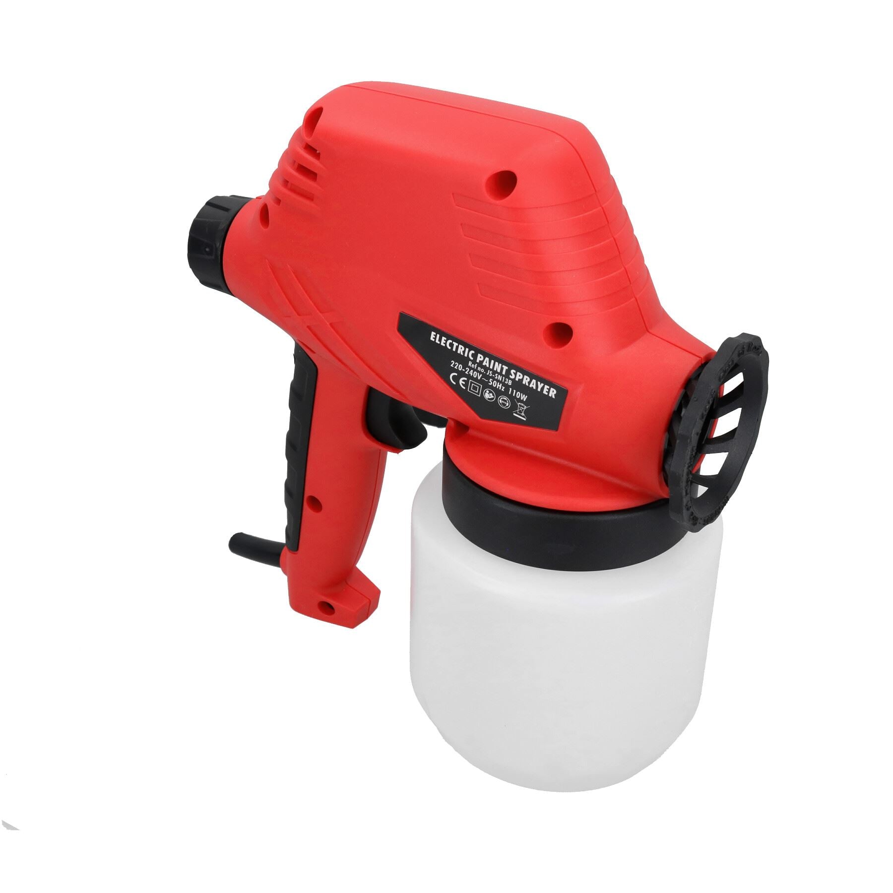 Electric Handheld Paint Sprayer Painting Spray Gun for Fences Sheds 800ml Cup