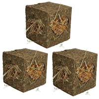 Small Animals Guinea Pigs Rabbits Boredom Breaker Medium Hay Cube 12.5CM