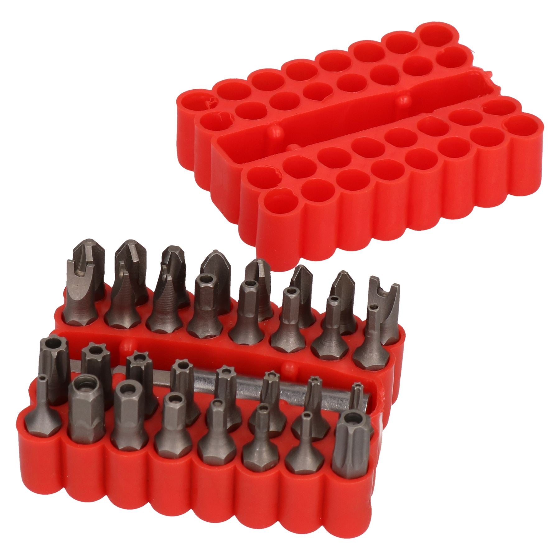 33pc Security Magnetic Screwdriver Power Bit Set Hex Tamperproof Torx Star